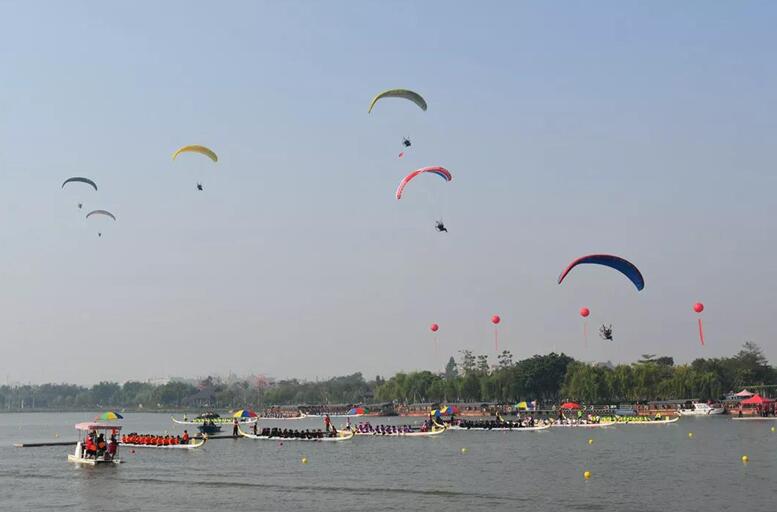 智璟智能人臉識別無人機(jī)守護(hù)“穗莞杯”龍舟賽！