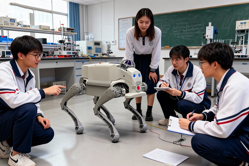 ?淺談智璟機器狗在院?？蒲兄械膬r值